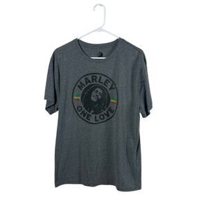 Zion Bob Marley Gray Band  Tee size XL